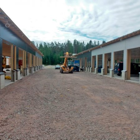 Kiilatie Kirkkonummi hallirakennukset