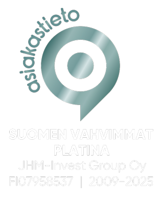 JHM-Invest Suomen vahvimmat Platina 2009-2025 Asiakastieto JHM-Invest Suomen vahvimmat Platina 2009-2025 Asiakastieto