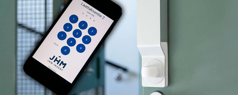 Pindora-älylukko saatavana JHM-Investin kohteisiin